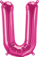 Magenta Letter U 16" Balloon