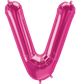 Magenta Letter V 34" Balloon