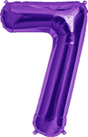Northstar Mylar & Foil Purple Number 7 34″ Balloon