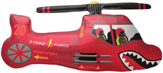 Red Attack Chopper Military Helicopter 32″ Balloon