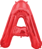 Northstar Mylar & Foil Red Letter A 34″ Balloon