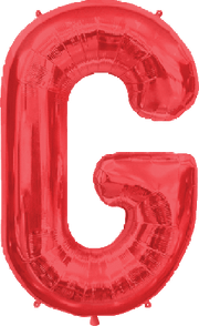 Northstar Mylar & Foil Red Letter G 34″ Balloon