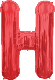 Northstar Mylar & Foil Red Letter H 34″ Balloon