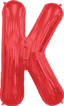 Red Letter K 34″ Balloon