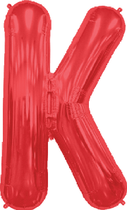 Red Letter K 34″ Balloon