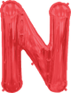 Red Letter N 34″ Balloon