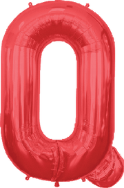 Northstar Mylar & Foil Red Letter Q 34″ Balloon