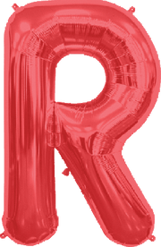 Northstar Mylar & Foil Red Letter R 34″ Balloon