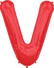 Red Letter V 34″ Balloon