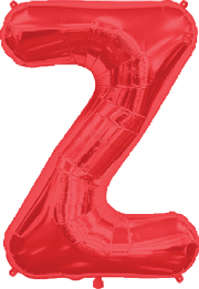 Northstar Mylar & Foil Red Letter Z 34″ Balloon