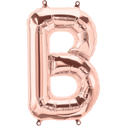 Northstar Mylar & Foil Rose Gold Letter B 16" Balloon