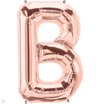 Northstar Mylar & Foil Rose Gold Letter B 34" Balloon