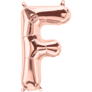 Rose Gold Letter F 16" Balloon