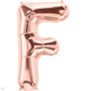 Rose Gold Letter F 34" Balloon