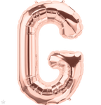 Northstar Mylar & Foil Rose Gold Letter G 34" Balloon