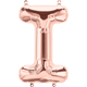 Rose Gold Letter I 16" Balloon