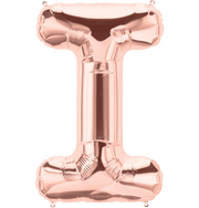 Rose Gold Letter I 34" Balloon