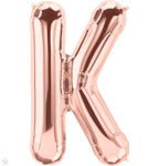 Rose Gold Letter K 34" Balloon