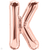 Rose Gold Letter K 34" Balloon