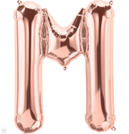 Rose Gold Letter M 34" Balloon