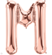 Rose Gold Letter M 34" Balloon