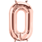 Rose Gold Letter O 16" Balloon