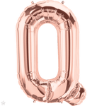 Northstar Mylar & Foil Rose Gold Letter Q 34" Balloon