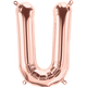 Rose Gold Letter U 16" Balloon