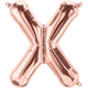 Rose Gold Letter X 16" Balloon