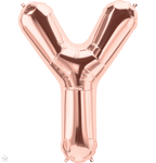 Northstar Mylar & Foil Rose Gold Letter Y 34" Balloon