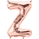 Rose Gold Letter Z 16" Balloon