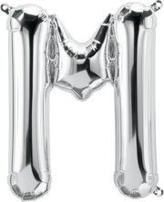 Silver Letter M 16" Balloon