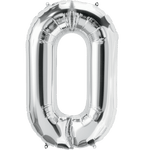 Silver Letter O 34" Balloon