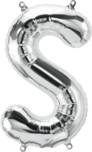 Silver Letter S 16" Balloon