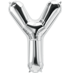 Northstar Mylar & Foil Silver Letter Y 34" Balloon