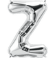 Silver Letter Z 34" Balloon