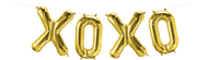 XOXO 16" Gold Balloon Kit