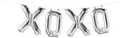 Northstar Mylar & Foil XOXO 16" Silver Balloon Kit