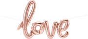 Rose Gold Love Script 40" Balloon