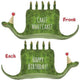 Snake Eating Cake Happy Birthday 47″ Wide Foil Balloon