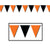 Orange & Black Halloween Pennant Banner by Beistle from Instaballoons