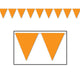 Orange Pennant Banner