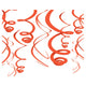 Orange Swirl Deco (12 count)