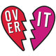 Over It Broken Heart Cutouts