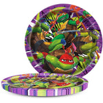 TMNT Mutant Mayhem Round Dinner Plates 9″ (8 count)