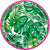 Palm Tropical Luau Round Plates 7″ by Unique from Instaballoons