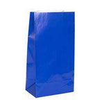 Paper Bag Blue 8ct - Amscan