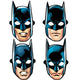 Paper Mask - Batman (8ct) - Amscan