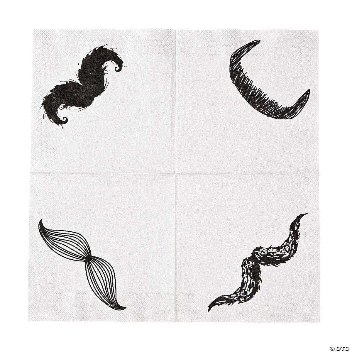 Paper Mustache Party Luncheon Napkins by Fun Express from Instaballoons