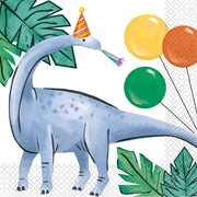 Party Dinosaur Lunch Napkins by Unique from Instaballoons